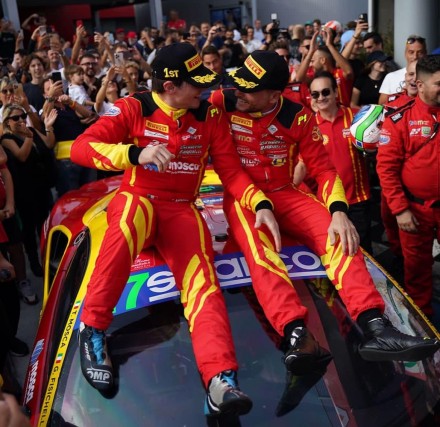 Giancarlo Fisichella e Tommaso Mosca sono i campioni italiani GT3 Endurance: Gara adrenalinica a Vallelunga